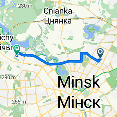 Восточная улица, Minsk to Tsentralny, Minsk