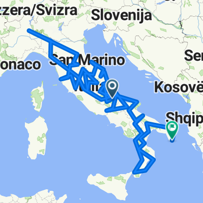 Giro in bici toscana umbria marche abruzzo ecc