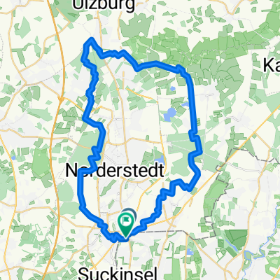 Hamburg-Nord, Wilstedt, Quickborn durch Wald-Feld-Wiesen (eher ohne Kinder)