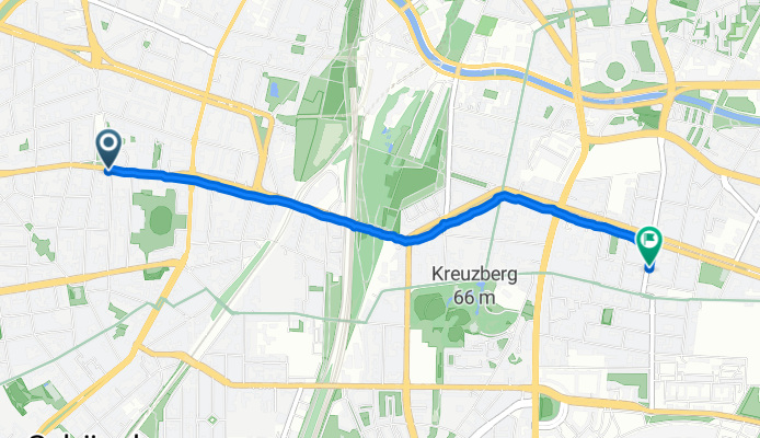 Gleditschstraße, Berlin nach Bergmannstraße, Berlin