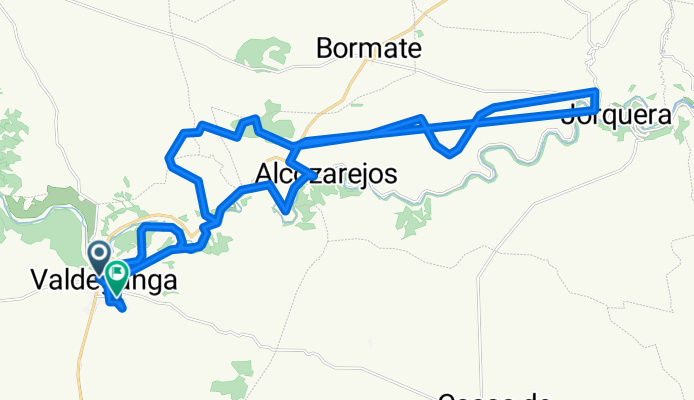 De Calle Depósito a Calle Sierra Jardín