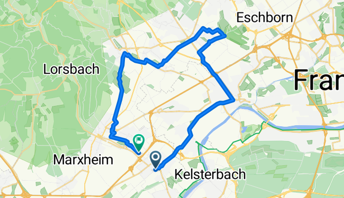 Schulstraße, Hattersheim am Main to Am Holzweg, Kriftel