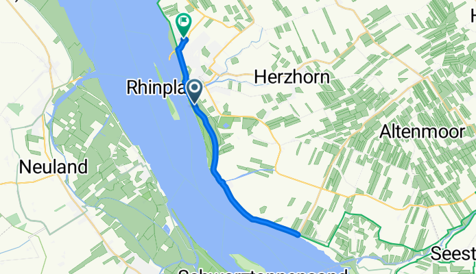 Europäischer Fernwanderweg 9, Glückstadt nach Bauernpriel, Glückstadt