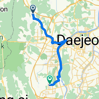 반석동에서 도안동까지