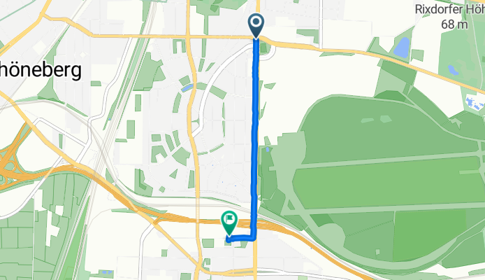 Schwiebusser Straße, Berlin nach Ringbahnstraße, Berlin