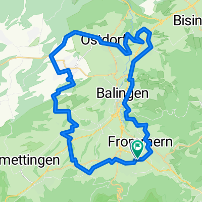 um Balingen, rosswg, geislingen, odorf, eyach engstl. binsenb.