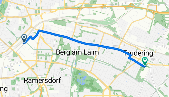 Atelierstraße, München nach Feldbergstraße, München