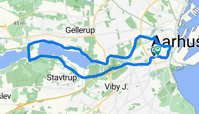 Stadion Allé, Aarhus C to Stadion Allé, Aarhus C