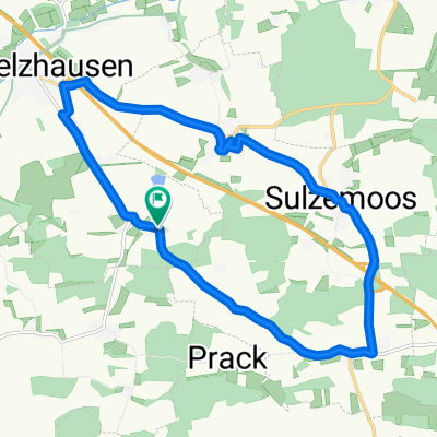 Leichte Radwegroute