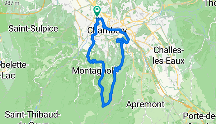 Chambéry - Circle toward Col du Granier