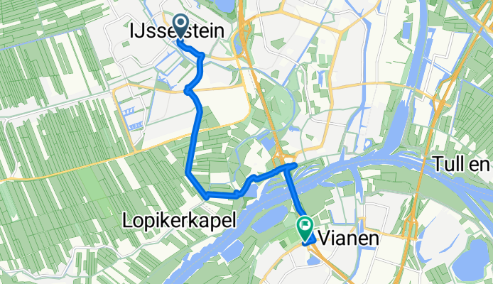 Oranje Nassaulaan, IJsselstein naar Uithoflaan, Vianen