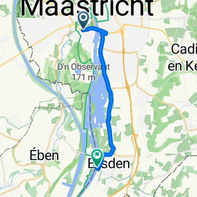 Luikerweg, Maastricht a Rue des Battes, Visé