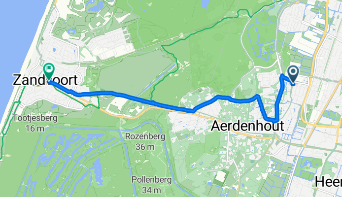 Slangenkruidlaan, Haarlem a Raadhuisplein, Zandvoort