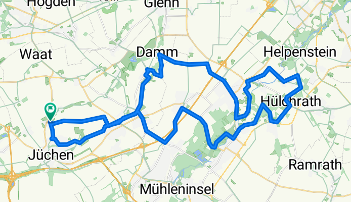 An der Eiche, Jüchen nach An der Eiche, Jüchen