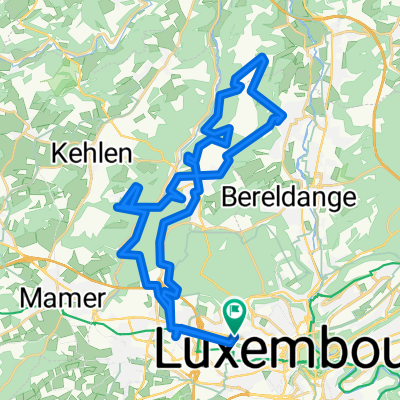 Rue Fernand Mertens, Luxembourg to Rue Fernand Mertens, Luxembourg