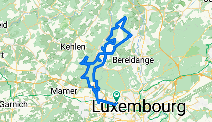 Rue Fernand Mertens, Luxembourg to Rue Fernand Mertens, Luxembourg