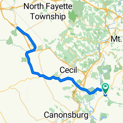 Montour Trail, Canonsburg to Montour Trail, Canonsburg