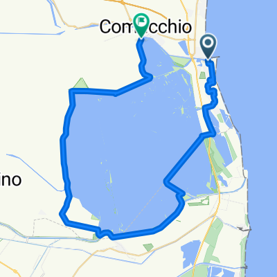 Porto Garibaldi, Comacchio a Strada Foce, Comacchio