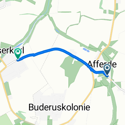 Afferder Weg nach Afferder Straße
