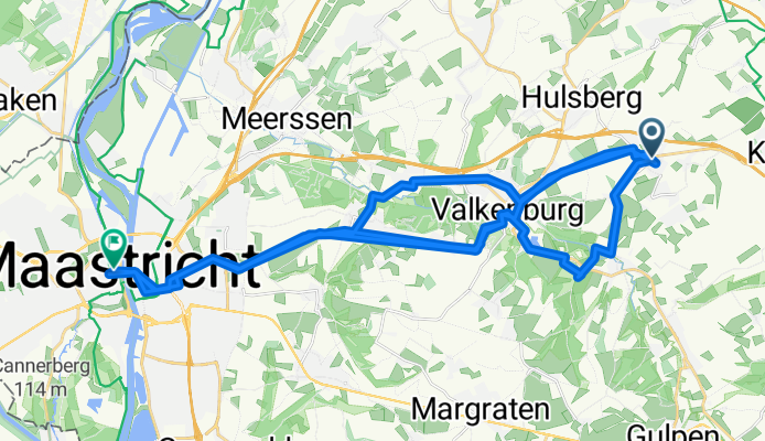 Radtour Gulpen Valkenburg Maastricht