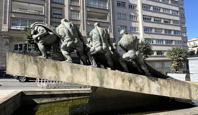 Photo 2 de l’itinéraire Bikemap « Camino Português- Day 8 | Negran to Vigo »