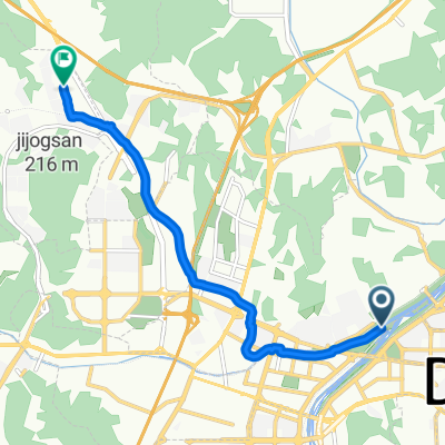 도안동 중간부터 반석동까지