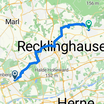Schievenstraße, Gelsenkirchen nach Memelstraße, Oer-Erkenschwick