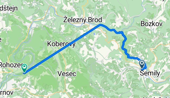 Trasa z Družstevní