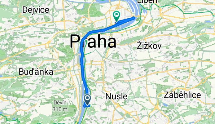 Podolská do U Topíren