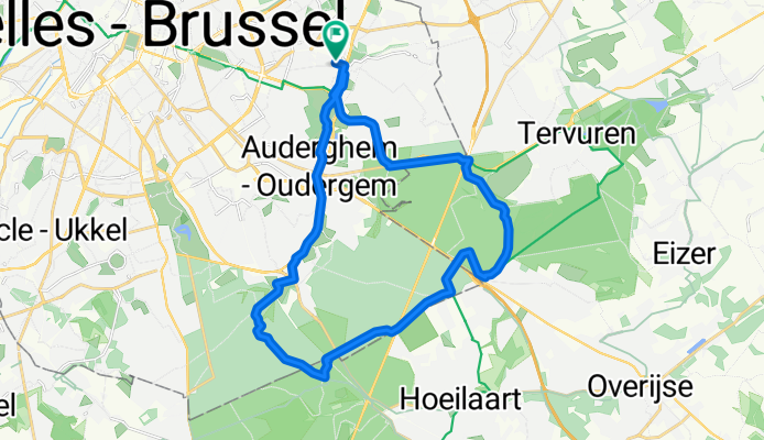 De Rue de la Cambre 2E à Rue de la Cambre 2E