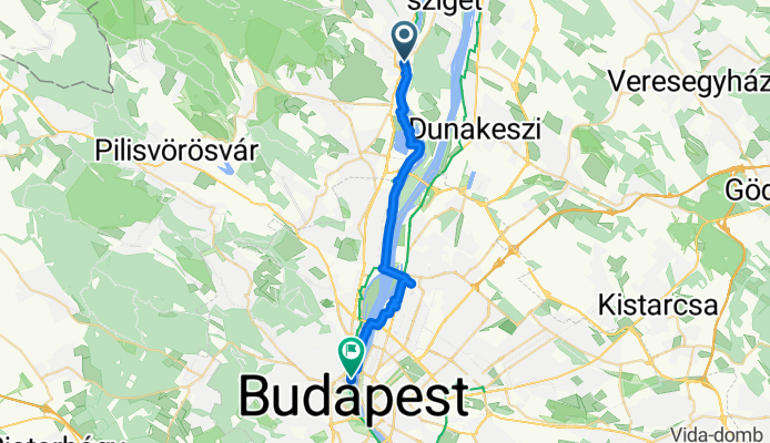 Duna Korzó, Szentendre to Bem rakpart, Budapest