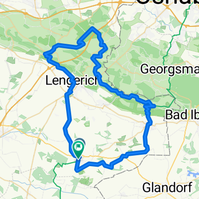 Kattenvenne Bahnhof, Tecklenburg, Lengerich, Lienen,   Leeden (E-Bike laden)