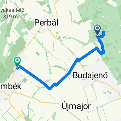 Perbál to Fő utca, Tök
