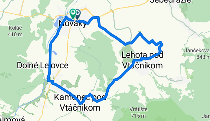 Lehotská, Nováky až Lehotská, Nováky