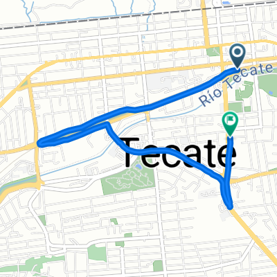 Boulevard Universidad, Tecate a Calle Piedra del Sol, Tecate