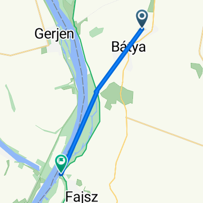 Nyárfa utca - Dunapart utca