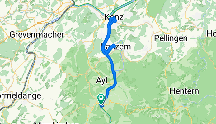 Am Saarufer nach Am Saarufer