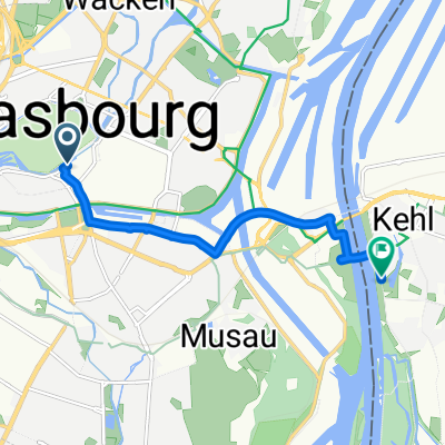 Quai des Bateliers nach Schwimmbadstraße