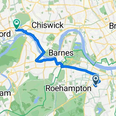 Repton House, London to Clayponds Lane, Brentford