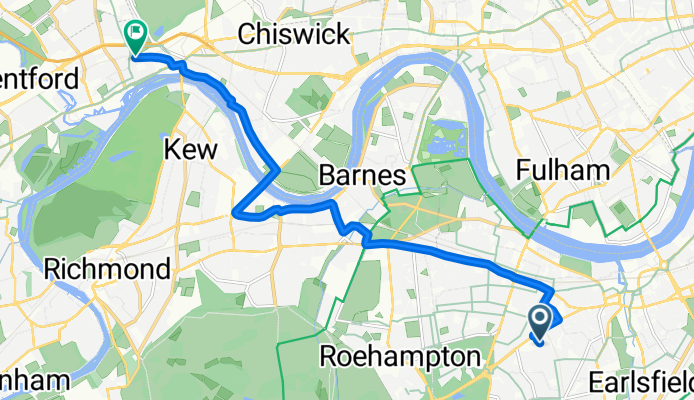 Repton House, London to Clayponds Lane, Brentford