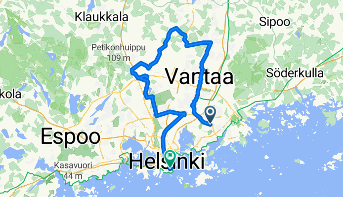 От Kiviparintie до Vuorimiehenkatu A b