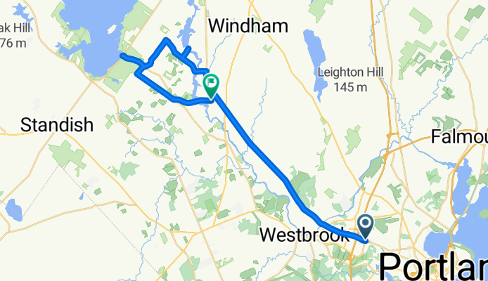 Wessex St, Portland to Gambo Rd, Windham