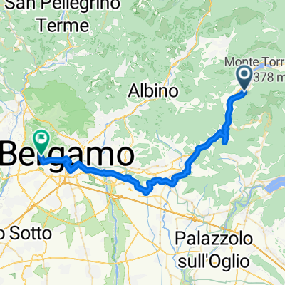 Via Biali, Monasterolo del Castello à Via Gaspare Gozzi, Bergame