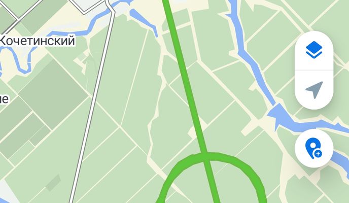 Foto 1 der Bikemap-Route "От улица Есенина до улица Есенина"