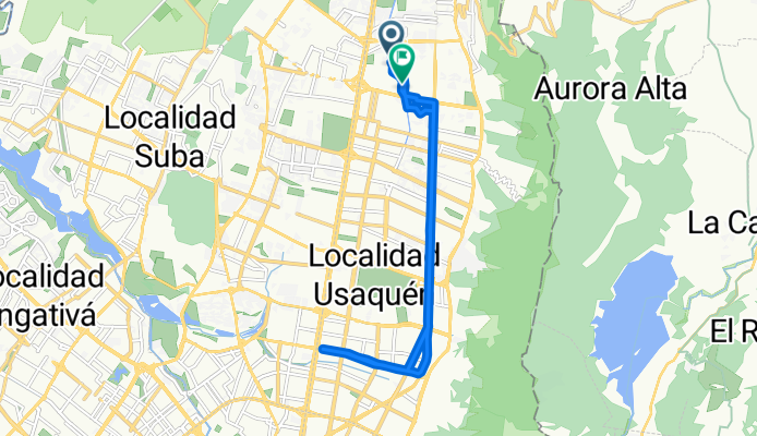 Calle 181, Bogotá a Carrera 15, Bogotá
