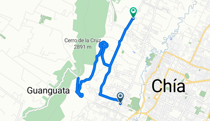 De VW4H+M8 a Via Fagua