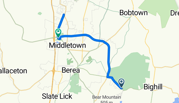 Big Hill Road to Artisan Way