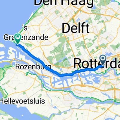 From Rotterdam to Hoek van Holland
