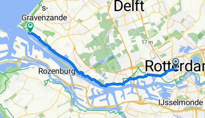 From Rotterdam to Hoek van Holland