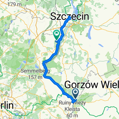 M Kopernika, Kostrzyn to Hohenselchow, Hohenselchow-Groß Pinnow